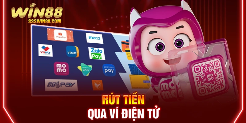 Rút tiền qua ví điện tử