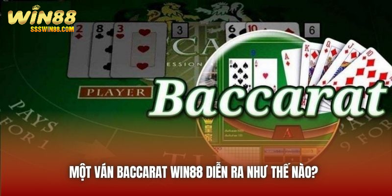 Một ván Baccarat Win88 diễn ra như thế nào?