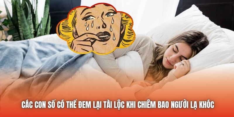 Các con số có thể đem lại tài lộc khi chiêm bao người lạ khóc