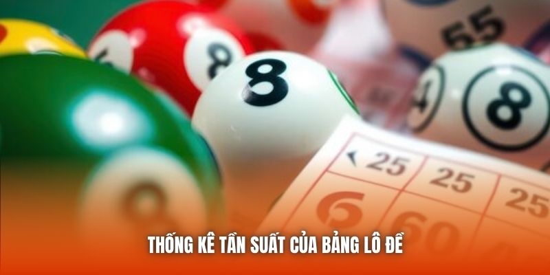 Thống kê tần suất của bảng lô đề